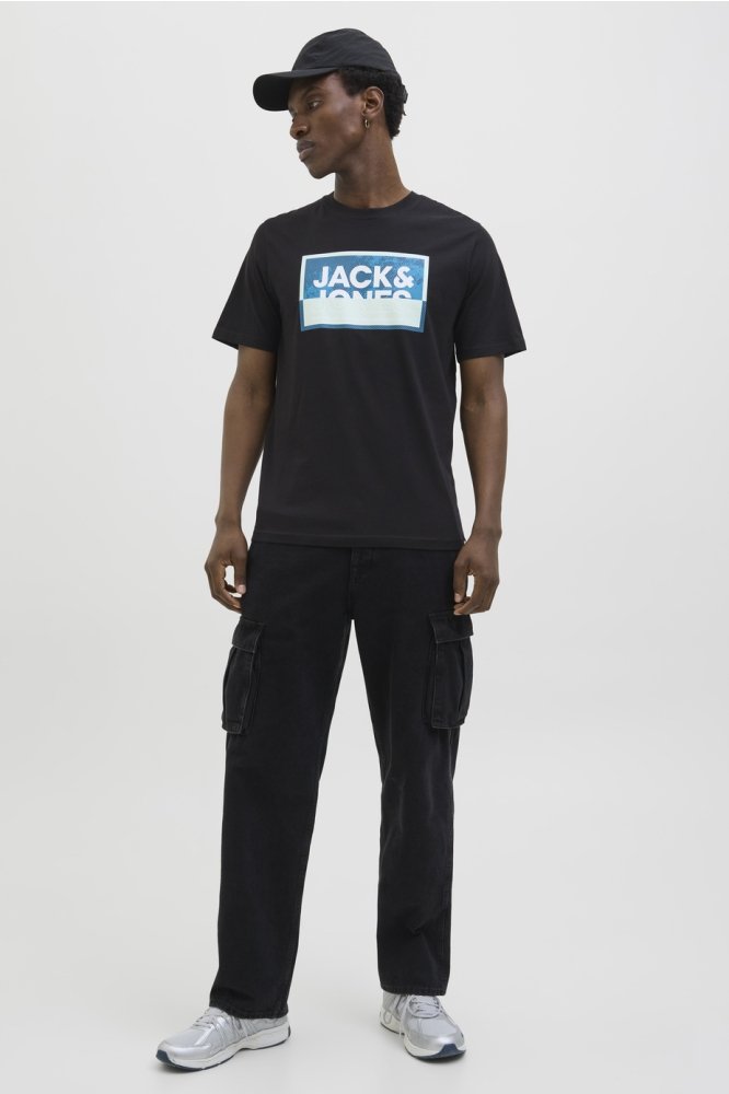 JCOLOGAN SUMMER PRINT TEE CREW NECK 12283825 BLACK